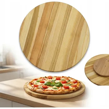 Kuchyňské prkénko EKO Otočná Otočné prkénko 35cm Třešeňová Pro Servírování Pizzy, Chuťovek a Koláčů