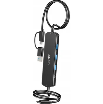USB hub USB HUB 10 Gbps KVM Hub, Data Intercopy. Sdílejte 3 USB-A porty Unitek