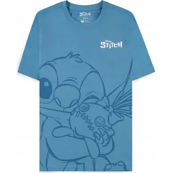 Dámské tričko Tričko L Disney, Lilo & Stitch modré