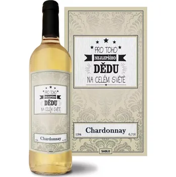 Víno Sablio Bílé víno Pro toho nejlepšího dědu: 0,75 l