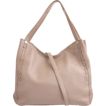 Kožená kabelka 5770 taupe - světle hnědá