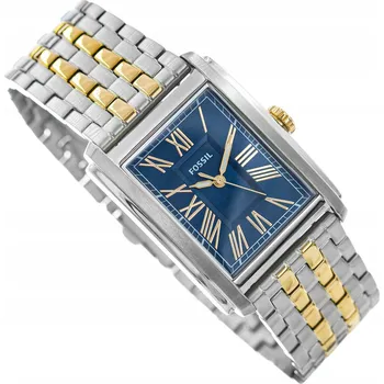 Hodinky PÁNSKÉ HODINKY FOSSIL FS6010 STŘÍBRNO-ZLATÉ S OCELOVÝM NÁRAMKEM, ELEGANTNÍ