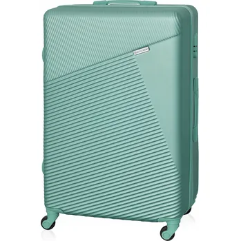 Betlewski Velký cestovní kufr na 4 kolečkách, snadné přenášení, zámek