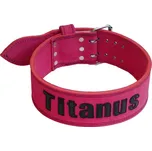 TITANUS opasek Powerlifting dvojitá přezka (růžová) S