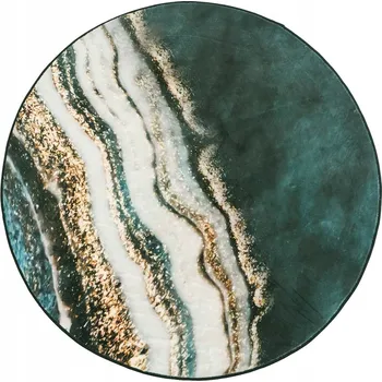 Koberec Kulatý Koberec STRADO NOVO 160 protiskluzový měkký hedvábný moderní