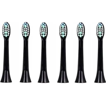 Elektrický zubní kartáček Náhradní hlavice ke kartáčku Sarmocare S100, 6 ks, bílé