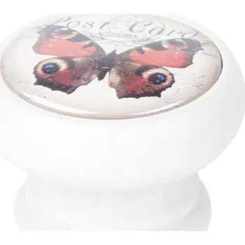 Nábytkové kování Nábytková knopka Motýl Ø 40 mm