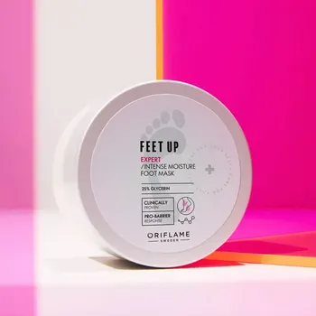 Kosmetika na nohy Oriflame Feet Up Expert intenzivně zvláčňující maska na nohy 100 ml