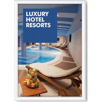 Rám na obraz Showdown Displays Klaprám A2, ostrý roh, profil 15 mm