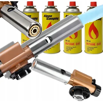 Horkovzdušná pistole PLYNOVÝ HOŘÁK KARTUŠE LUTLAMPA NA PLYN 4ks PRO PÁJENÍ HORKOVZDUŠNÁ PISTOLE SADA