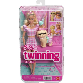 Barbie Twinning Looks - oblečení pro panenku a pejska MAŠLE