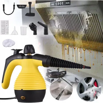 Parní čistič PARNÍ ČISTIČ MYJKA PARNÍ VYSAVAČ SADA 1050W 3 BAR DO KUCHYNĚ