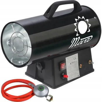 Průmyslové topidlo Plynový ohřívač s ventilátorem MEVA 300 m³/h 10 kW