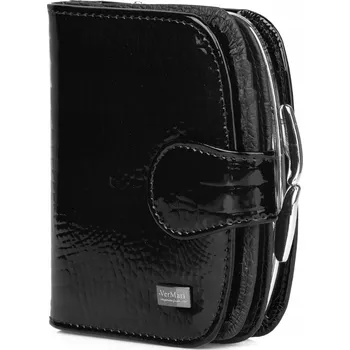 Peněženka Vermari peněženka z pravé lícové kůže černá - dámská