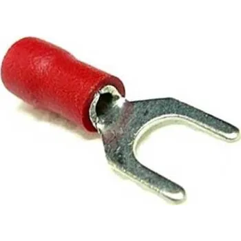 Vidlička kabelová 6,5mm červená (SVS 1,25-6)