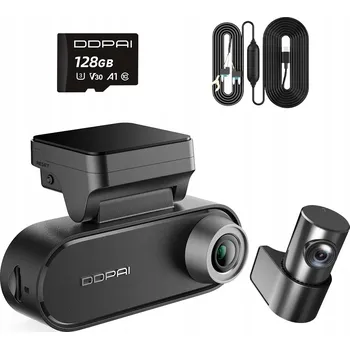 IP kamera DDPAI N5 Dual VIDEOREKORDÉR AUTOMOBILOVÁ 128GB + ZADNÍ + HARDWAROVÁ SADA
