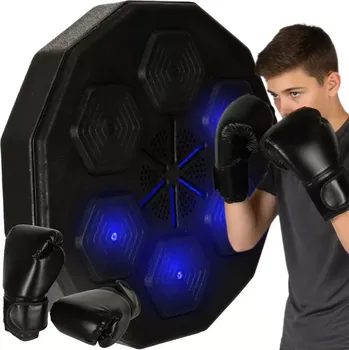 KIK Elektronický nástěnný boxerský terč s Bluetooth a rukavicemi - KX3500