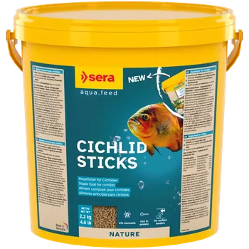 Krmivo pro rybičky sera Cichlid Sticks 10 l