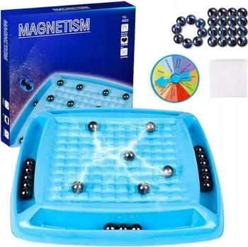 Desková hra MAGNETICKÉ ŠACHY S UKRYTÝMI MAGNETY PRO HRANÍ NA CESTÁCH