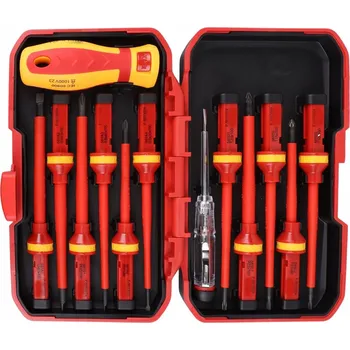 Šroubovák Šroubováky elektrotechnické izolované VDE 1000V CLICK sada 13 ks v boxu