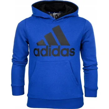 Chlapecká mikina DĚTSKÁ MIKINA ADIDAS YOUTH ESSENTIALS HOODI MODRÁ HN1912 vel. 128 cm
