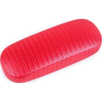 Pouzdro na brýle perleťové 6x16 cm, střední, 3 růžovočervená