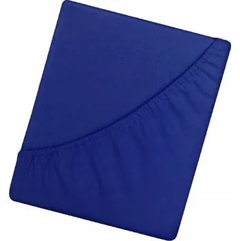 Prostěradlo PROSTĚRADLO S GUMOU JERSEY PARIS BAVLNA 200X220 + 25 CM TMAVĚ MODRÁ