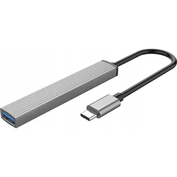 USB hub Hub Orico PW7U-U3 7x USB-A 3.0 + USB-C 5V/3A 1m - černý