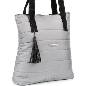 Kabelka Beltimore shopper kabelka ze syntetické kůže šedá