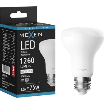Žárovka Mexen Nova LED žárovka E27, R63, 12W, Neutrální - 4000K, 1260 lm - L104-E27-1240-01 Żarówki LED