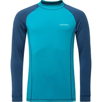Pánské funkční triko s dlouhým rukávem KLIMATEX Oto tmavě modrá Velikost: S