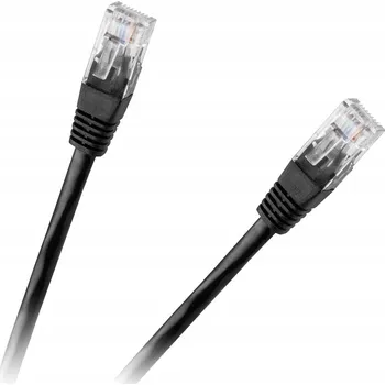 Síťový kabel Patchcord Cabletech U/UTP 6 RJ45 / RJ45 0,25 m černý