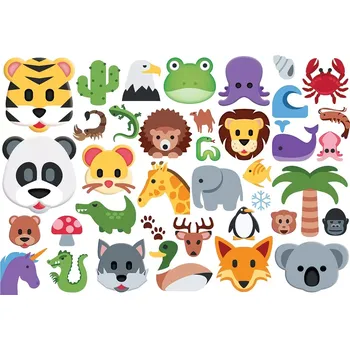 Puzzle Puzzle emoji zvířátka 100 dílků