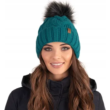 Čepice Vivisence zimní čepice beanie modrá, univerzální velikost