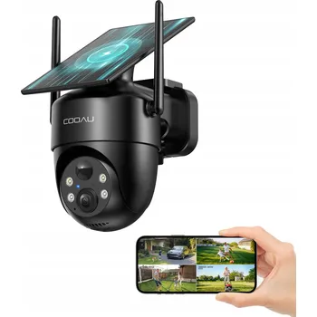 IP kamera ZEWNĘTRZNA KAMERA SOLAR WIFI 3MPX OTOČNÁ + SILNÁ BATERIE AI