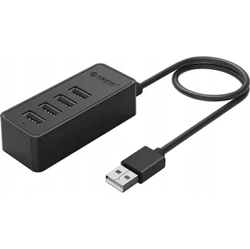 USB hub Hub Orico W5P-U2-030 4x USB-A 2.0 30 cm - černý
