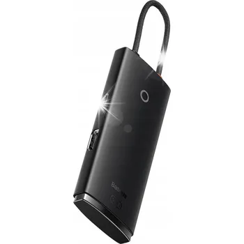 USB hub BASEUS HUB ROZBOČOVAČ 6v1 USB-C na 3x USB 3.0, USB-C 480MBPS a HDMI 4K