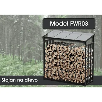 Obraz Dřevěný stojan FWR03, 185 x 70 x 185 cm