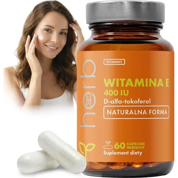 Vitamín E Herb Vita E 400 IU 60 kapslí