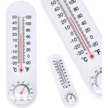 Meteostanice Teploměr s vlhkoměrem vnitřní venkovní zahradní meteostanice 2v1