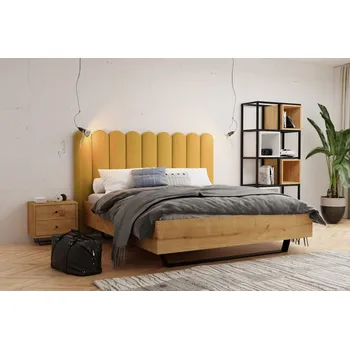 Předsíňová stěna Čalouněný nástěnný panel plot 20 x 70 x 3 cm hořčicová