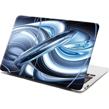 samolepka Sablio Samolepka na notebook Modrá abstrakce - 29x20 cm