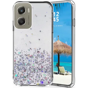 Pouzdro na mobilní telefon POUZDRO OCHRANNÝ GLITTER CASE BROKÁTOVÝ PRO MOTOROLA G06 POWER