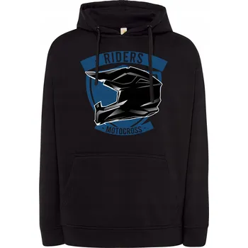 Pánská mikina Pánská mikina MOTOCROSS MX CROSS PRO MOTORKÁŘE OFF ROAD helma S