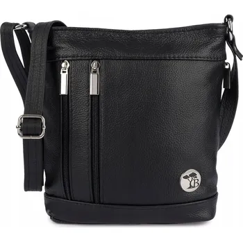 Kabelka Beltimore kabelka přes rameno přírodní kůže černá