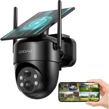 IP kamera EXTERNÍ SOLÁRNÍ KAMERA 3MPX SILNÁ BATERIE BEZDRÁTOVÝ MONITORING WIFI