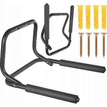 Věšák SKLÁDACÍ DRŽÁK NA STĚNU PRO KOLO LYŽE SNOWBOARD 36x30x48cm 40KG