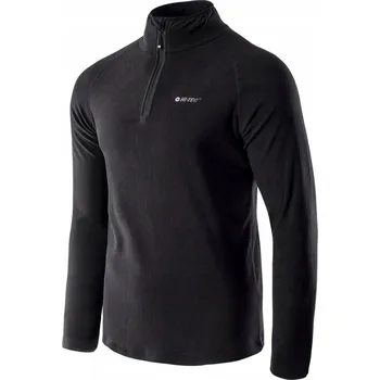 Pánská mikina Pánská FLEECOVÁ MIKINA FLEECOVÁ BEZ KAPUCE SPORTOVNÍ HI-TEC DILASO bk 3XL