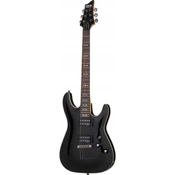 Kytara Schecter Omen 6 Gloss Black - Elektrická kytara pro heavy metal