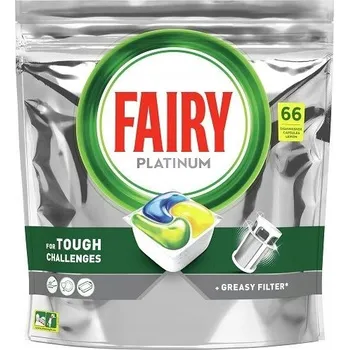 Tableta do myčky Fairy 6 6 Ks Platinum Lemon vhodné do myčky nádobí